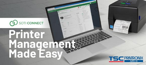 Remote Management von TSC Printronix Auto ID Druckern mit SOTI Connect